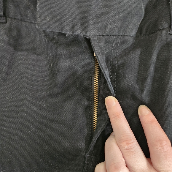 NWT Liz Claiborne Audra black corduroy flare leg pants women's size 14 - Picture 7 of 11